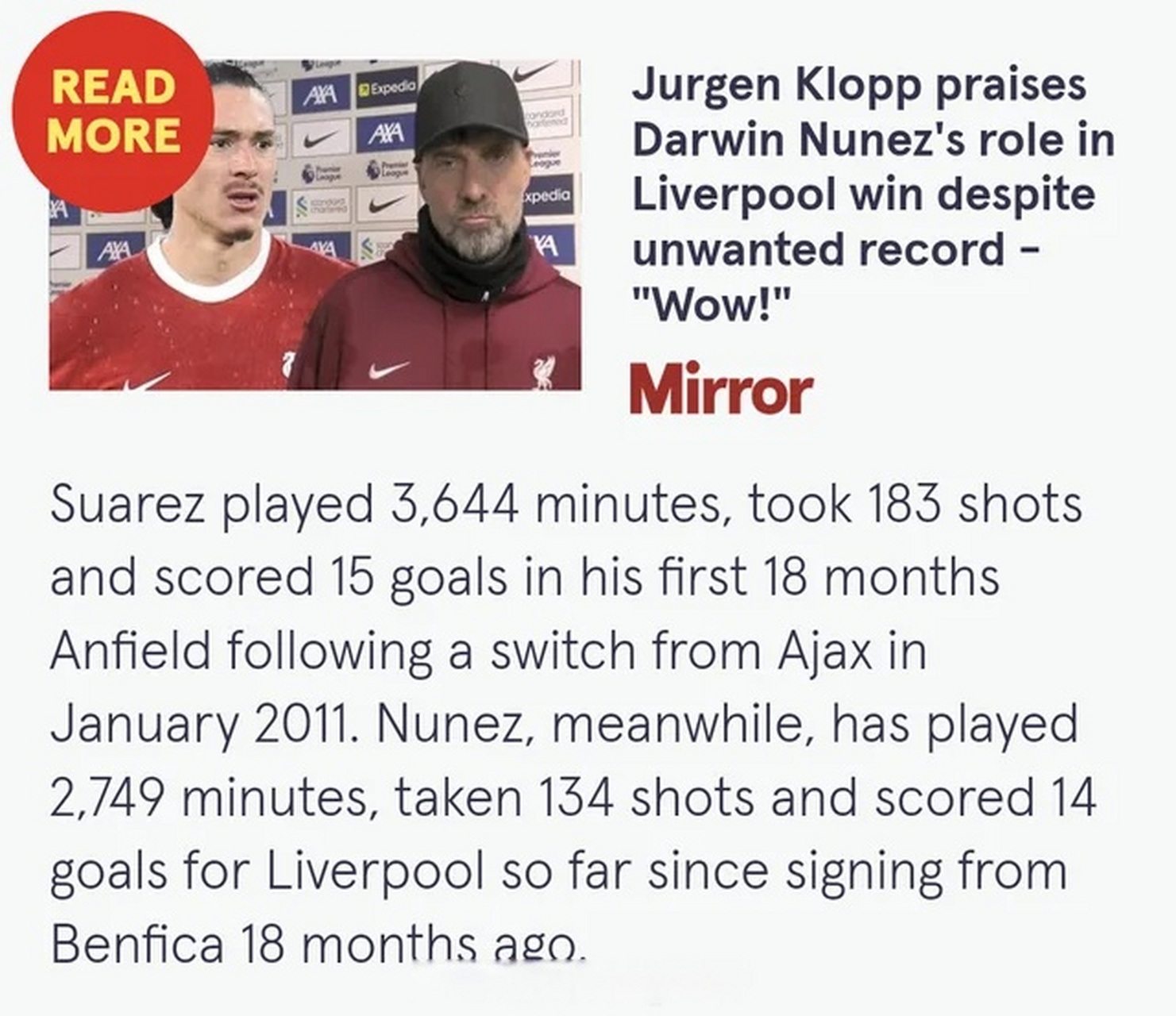 包含利物浦爆冷加拿大，苏亚雷斯制霸全场的词条