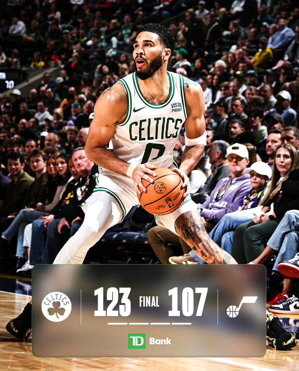 福建队轻取国王，塔图姆统治全场